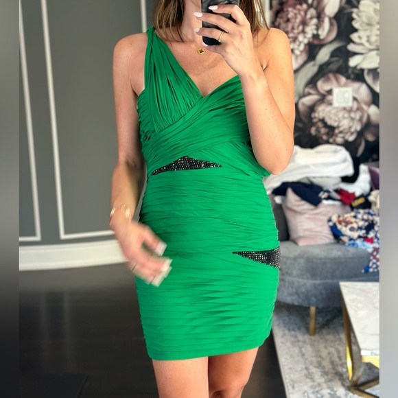 Robert Rodrigues size 4 Green Mini Dress - Picture 2 of 9